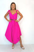 Dress The Harem Jumpsuit - Hot Pink dubai outfit dress brunch fashion mums