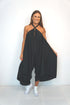 Dress The Harem Jumpsuit - Midnight Black dubai outfit dress brunch fashion mums