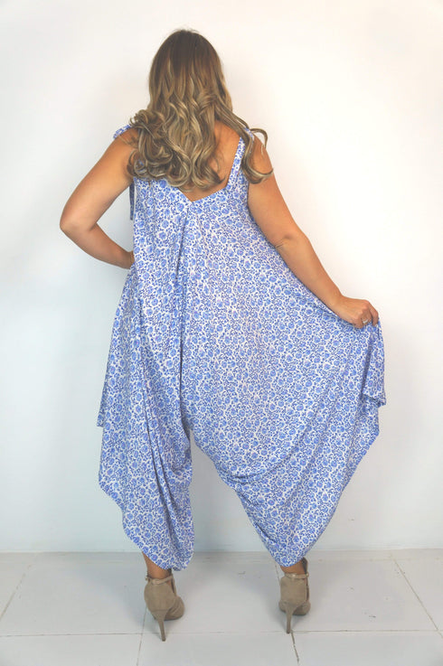 Dress The Harem Jumpsuit - Painted Riviera dubai outfit dress brunch fashion mums