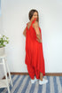 Dress The Harem Jumpsuit - Scarlet Red dubai outfit dress brunch fashion mums