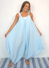 Dress The Harem Jumpsuit - Sky Blue Summer dubai outfit dress brunch fashion mums
