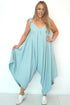 Dress The Harem Jumpsuit - Slate Blue dubai outfit dress brunch fashion mums