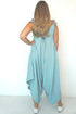 Dress The Harem Jumpsuit - Slate Blue dubai outfit dress brunch fashion mums