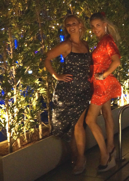 Dress The Hayley Dress - Midnight Snowflakes dubai outfit dress brunch fashion mums