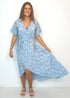 Dress The Maxi Wrap Dress - Blue Sky Thinking dubai outfit dress brunch fashion mums