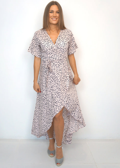 Dress The Maxi Wrap Dress - Blushing Leo dubai outfit dress brunch fashion mums
