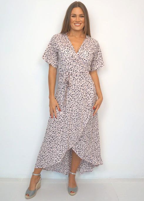 Dress The Maxi Wrap Dress - Blushing Leo dubai outfit dress brunch fashion mums