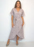 Dress The Maxi Wrap Dress - Blushing Leo dubai outfit dress brunch fashion mums
