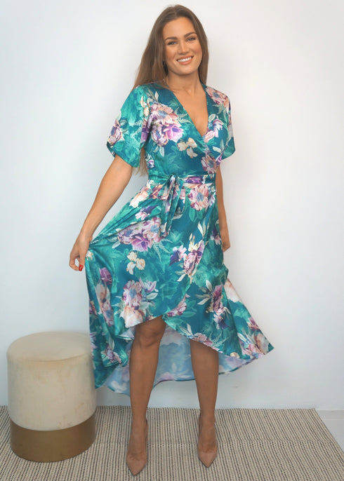 Dress The Maxi Wrap Dress - Chelsea Flowers dubai outfit dress brunch fashion mums
