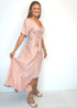 Dress The Maxi Wrap Dress - Dusty Pink dubai outfit dress brunch fashion mums