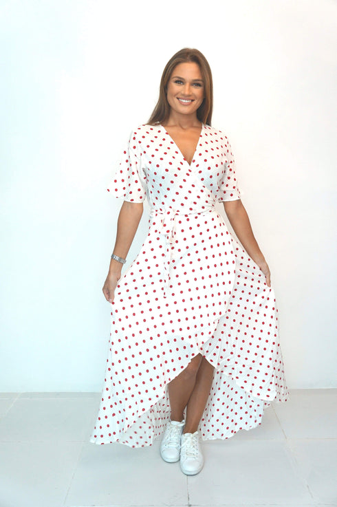 Dress The Maxi Wrap Dress - Fairground Fun dubai outfit dress brunch fashion mums