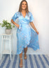 Dress The Maxi Wrap Dress - Flowery Sky dubai outfit dress brunch fashion mums