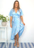 Dress The Maxi Wrap Dress - Flowery Sky dubai outfit dress brunch fashion mums