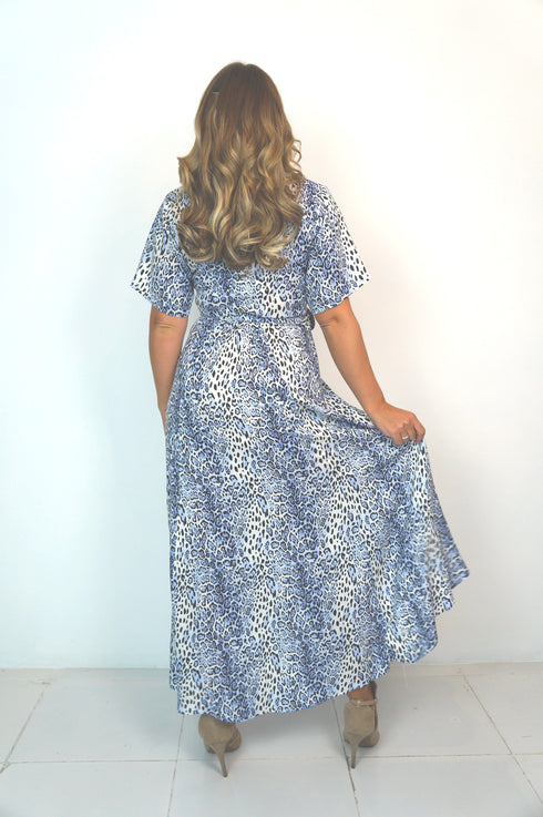 Dress The Maxi Wrap Dress - Fresh Leopard dubai outfit dress brunch fashion mums