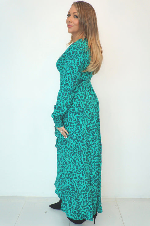 Dress The Maxi Wrap Dress - Jade Jungle dubai outfit dress brunch fashion mums