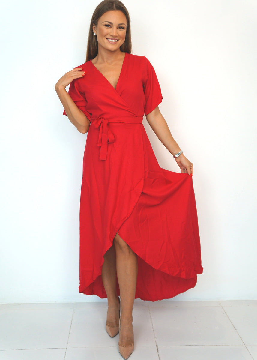 The Maxi Wrap Dress