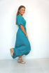 Dress The Maxi Wrap Dress - Mermaid Green dubai outfit dress brunch fashion mums