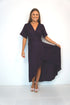 Dress The Maxi Wrap Dress - Midnight Black dubai outfit dress brunch fashion mums