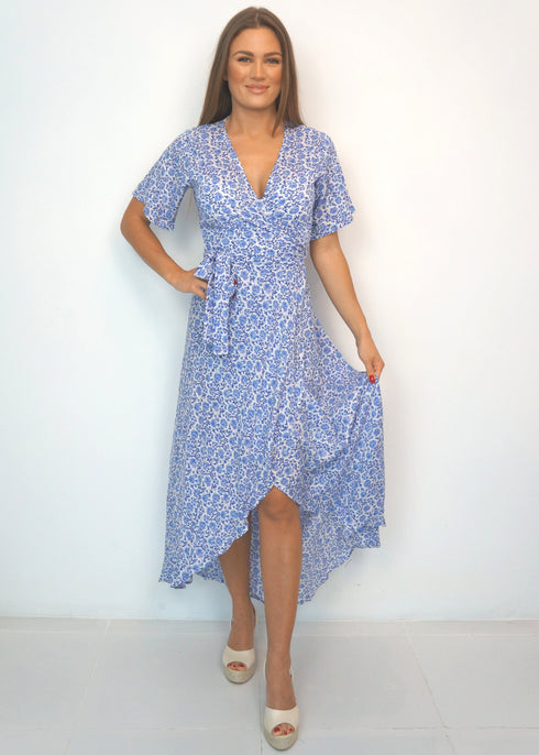 Dress The Maxi Wrap Dress - Painted Riviera dubai outfit dress brunch fashion mums
