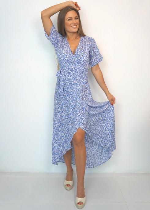 Dress The Maxi Wrap Dress - Painted Riviera dubai outfit dress brunch fashion mums