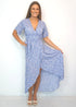 Dress The Maxi Wrap Dress - Painted Riviera dubai outfit dress brunch fashion mums