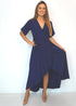 Dress The Maxi Wrap Dress - Perfect Navy dubai outfit dress brunch fashion mums