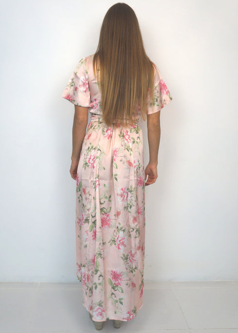 Dress The Maxi Wrap Dress - Perfect Pinks dubai outfit dress brunch fashion mums