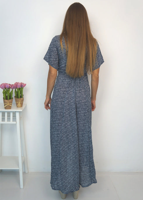 Dress The Maxi Wrap Dress - Riviera Blues dubai outfit dress brunch fashion mums