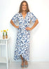 Dress The Maxi Wrap Dress - Royal Bouquet dubai outfit dress brunch fashion mums