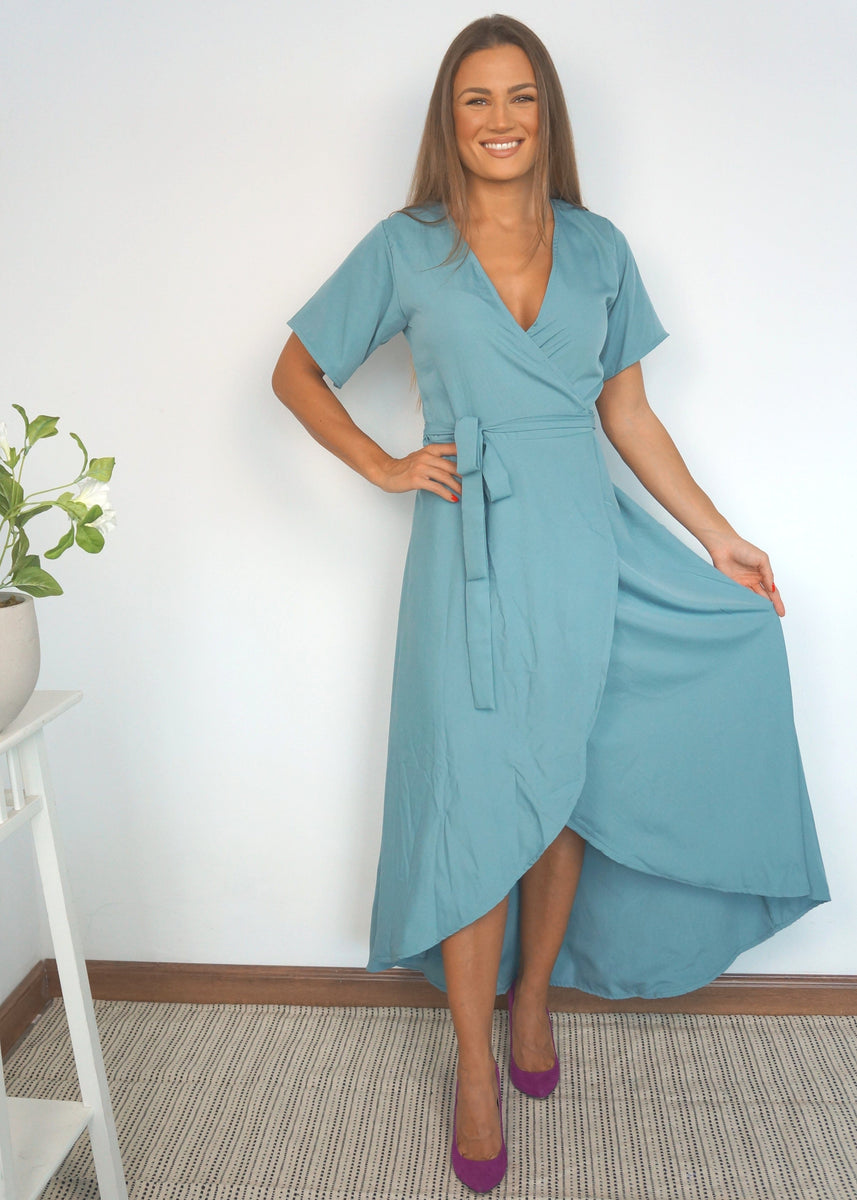 The Maxi Wrap Dress