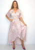 Dress The Maxi Wrap Dress - Sorbet Feather dubai outfit dress brunch fashion mums