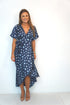 Dress The Maxi Wrap Dress - Starry Nights dubai outfit dress brunch fashion mums