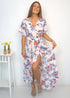 Dress The Maxi Wrap Dress - Summer Blush dubai outfit dress brunch fashion mums