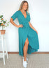 Dress The Maxi Wrap Dress - Summer Teal dubai outfit dress brunch fashion mums