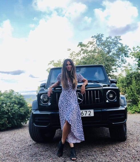 Dress The Midi Wrap Dress - Hamptons Weekend dubai outfit dress brunch fashion mums