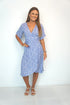 Dress The Midi Wrap Dress - Painted Riviera dubai outfit dress brunch fashion mums