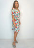 Dress The Midi Wrap Dress - Tropical Lemonade dubai outfit dress brunch fashion mums