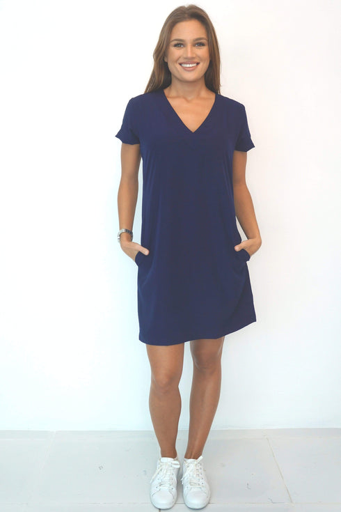 Dress The Mini Anywhere Dress - Perfect Navy... dubai outfit dress brunch fashion mums