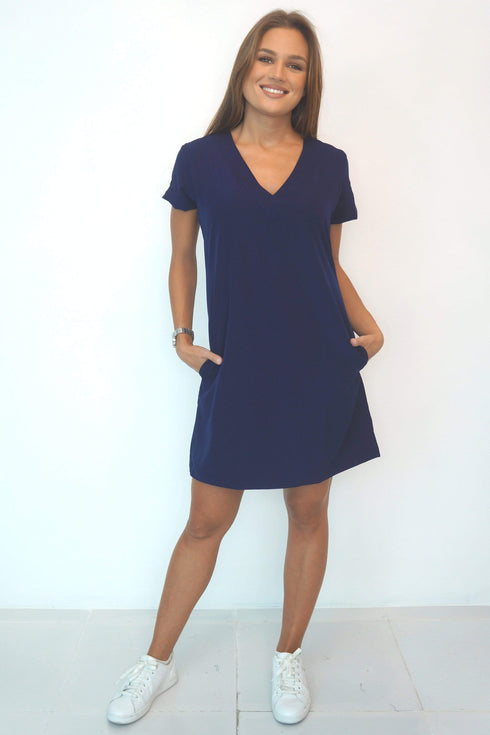 Dress The Mini Anywhere Dress - Perfect Navy... dubai outfit dress brunch fashion mums