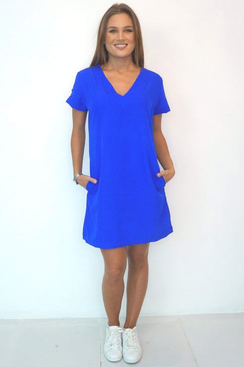 Dress The Mini Anywhere Dress - Royal Blue... dubai outfit dress brunch fashion mums