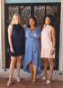Dress The Pleated Wrap Dress - Slate Blue Pleats dubai outfit dress brunch fashion mums