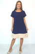 Dress The R Anywhere Dress - Perfect Navy, Nude Colour Block dubai outfit dress brunch fashion mums