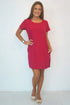 Dress The R Mini Anywhere Dress - Classic Raspberry dubai outfit dress brunch fashion mums