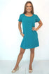 Dress The R Mini Anywhere Dress - Classic Teal dubai outfit dress brunch fashion mums
