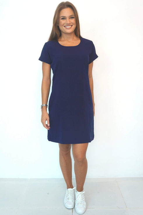 Dress The R Mini Anywhere Dress - Perfect Navy dubai outfit dress brunch fashion mums