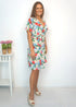 Dress The  Short Wrap Dress - Tropical Lemonade dubai outfit dress brunch fashion mums