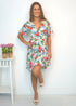 Dress The  Short Wrap Dress - Tropical Lemonade dubai outfit dress brunch fashion mums