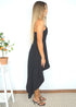 Dress The Strappy Cape Dress - Black dubai outfit dress brunch fashion mums