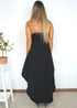 Dress The Strappy Cape Dress - Black dubai outfit dress brunch fashion mums
