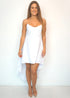 Dress The Strappy Cape Dress - Pure White dubai outfit dress brunch fashion mums